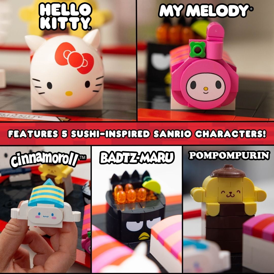 Brickcraft Sanrio Hello Kitty & Friends SushiPlatter Building Set